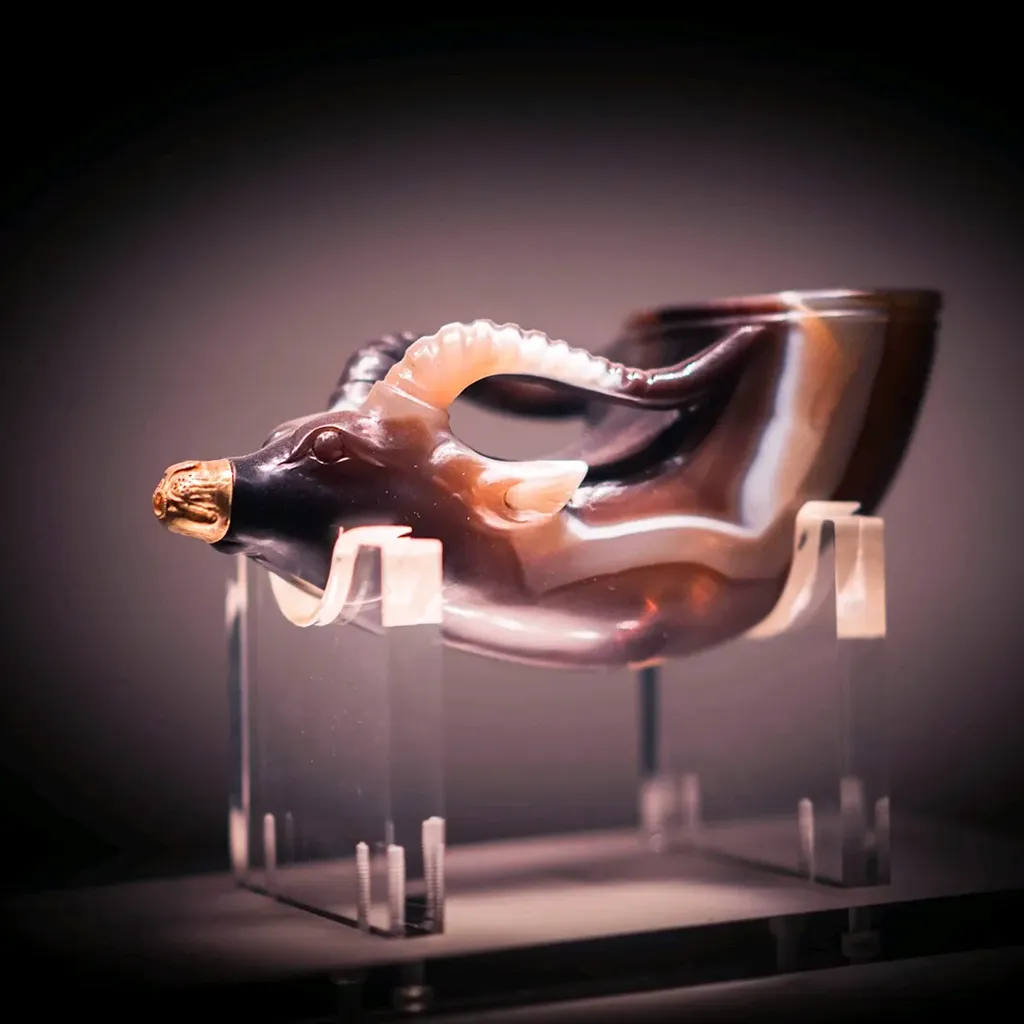 The Beast-Head Agate Cup