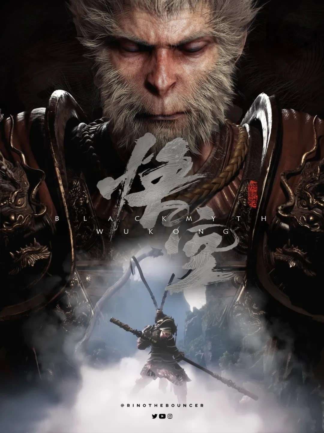 Black Myth: Wukong post postcard