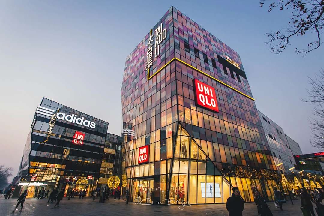 Sanlitun district of Beijing