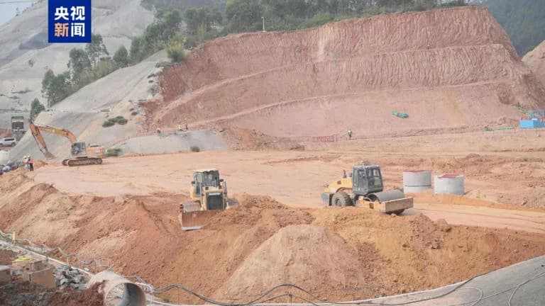 Guangzhou new airport terminal exterior view
