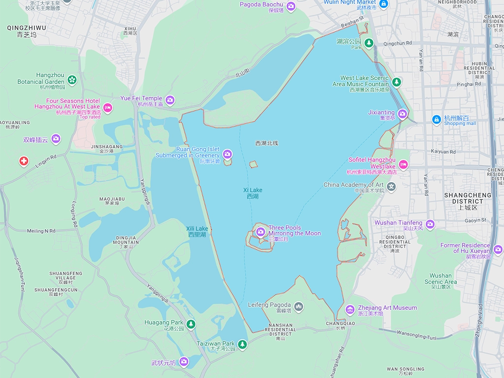 West Lake Map